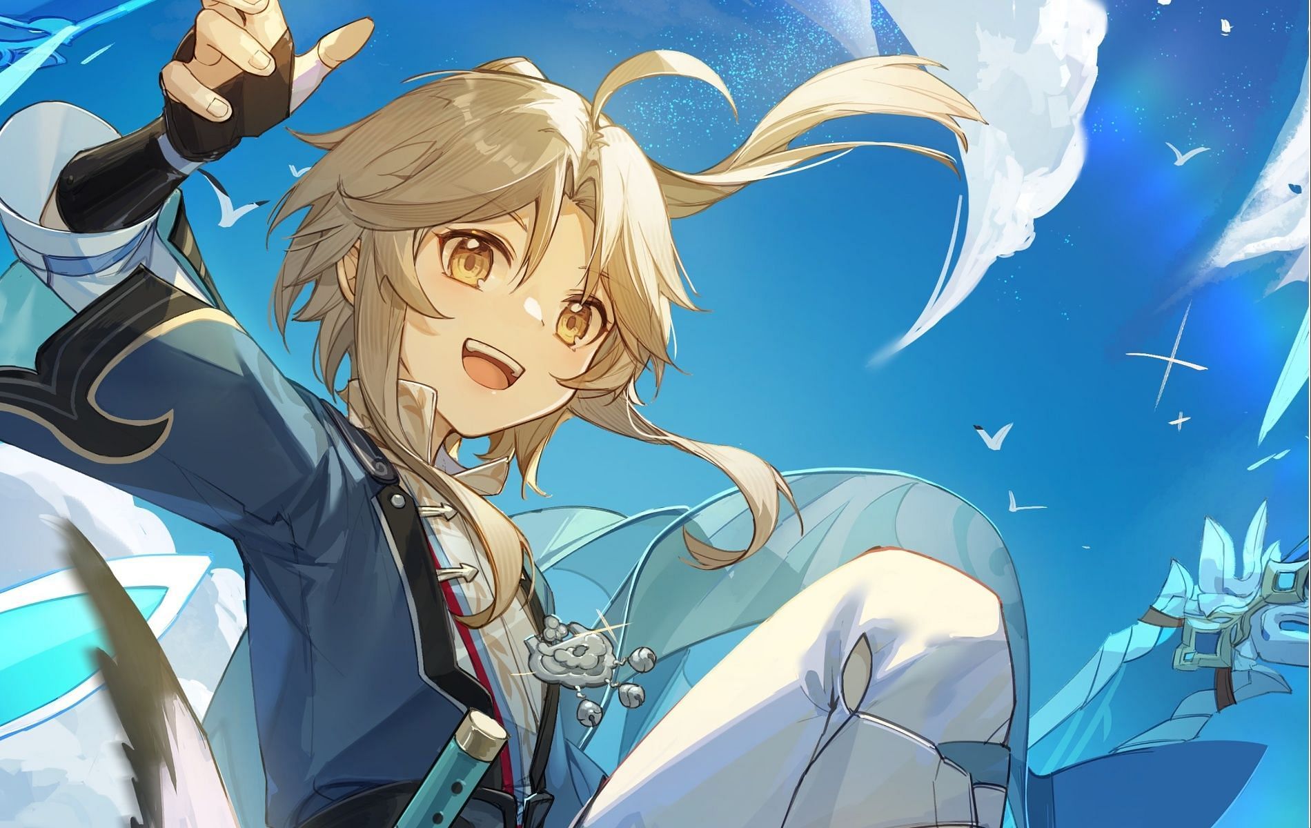 The cheerful ice-wielding character, but be wary of his swordsmanship (Image via miHoYo)